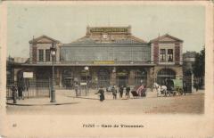Paris 12e Gare de Vincennes