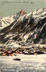 Chamonix et l'Aiguille Verte