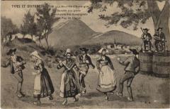 Types et Costumes - La Bourre d'Auvergne -
													63 Puy de Dôme
												