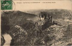 Combronde Environs - Ruines du Chateau Rocher à Combronde