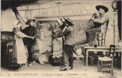 Types d'Auvergne - La Bouree - 1. Figure - Presentation
