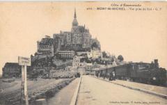 Mont Saint Michel - Vue Prise Du Sud - Train