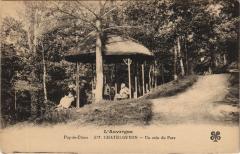 Chatel-Guyon un coin du parc