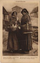 L'Auvergne - Femmes - Types
