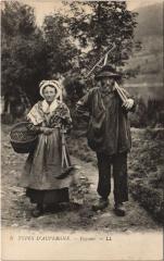Types d'Auvergne - Paysans