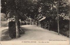 Chatel-Guyon une allee du parc