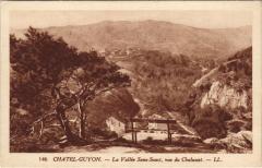 Chatel-Guyon Vallee Sans Souci, vue du Chalusset à Chalus