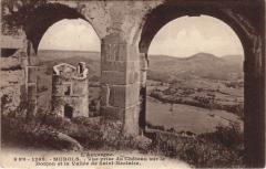 Murols Vue prise du Chateau à Murol