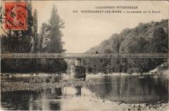 Chateauneuf-les-Bains La Passerelle sur la Sioule