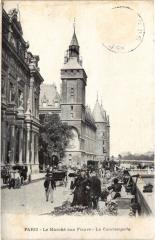 Paris 1e - Le Marché aux Fleurs à Paris 1er