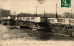 Paris Inondations de Paris 1910 Pont de la Concorde