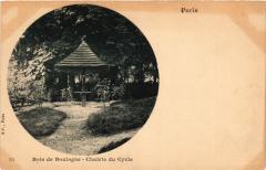 Carte postale ancienne Bois de Boulogne - Chalets du Cycle
                                                                     à Paris 16e
                                