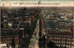 Avenue Wagram, prise de l'Arc de Triomphe à Paris 17e