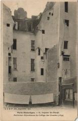 Paris Historique. 5e Impasse des Boeufs