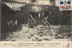 Les Zeppelins Sur Paris Effet de bombe