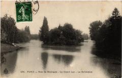 Bois de Boulogne - Le Grand Lac - Le Belvédère à Paris 16e