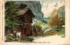 Paris Expo 1900 - Village Suisse Le Paturage
