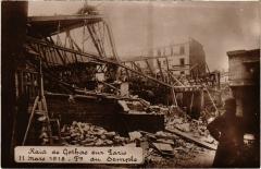 Carte postale ancienne Raid de Gothas sur Paris - 11 mars 1918 - Faubourg du Temple
                                                                     à Paris 11e
                                