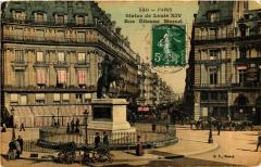 Paris 2e-Statue de Louis Xiv-Rue Etienne Marcel à Paris 2e
