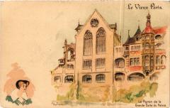 Paris Expo 1900 - Le Vieux Paris Pignon de la Gde Salle du Palais