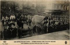 Les Zeppelins Sur Paris Les Funerailles nationales des victimes