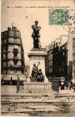 Paris 5e-La Statue d'Etienne Dolet-Place Maubert à Paris 5e