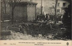 Les Zeppelins Sur Paris Effet de bombe