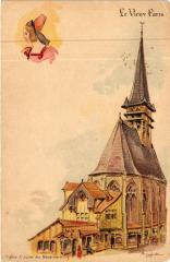 Paris Expo 1900 - Le Vieux Paris Eglise Saint-Julien des Ménétriers