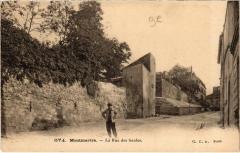 Carte postale ancienne Montmartre - Rue des Saules
																	 à Paris 18e
								