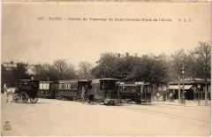 Station du Tramway de Saint-Germain-Place de l'Etoile à Paris 8e
