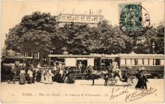 Place de l'Etoile - Le tramway de Saint-Germain à Paris 17e