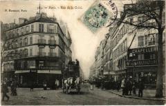 Carte postale ancienne Rue de la Gaîté
                                                                     à Paris 14e
                                