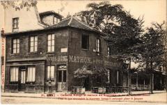 Carte postale ancienne Cabaret Rouge et maison du bourreau - rue de la Tombe-Issoire
                                                                     à Paris 14e
                                