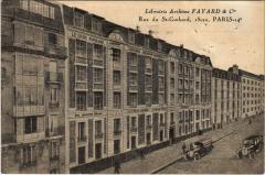 Carte postale ancienne Librairie Arthème Fayard et Cie
                                                                     à Paris 14e
                                