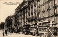 Paris Rue de Rome. Ls Stationnement des Omnibus
