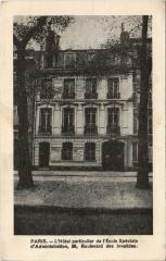 Ecole Speciale d'Administration Paris Boulevard des Invalides 28