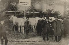 Concours Agricole Paris Visite de M. Ruau Ministre de l'Agriclture