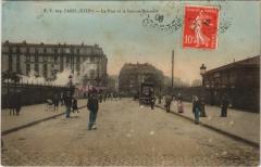 Le Pont et la Station Marcadet à Paris 18e