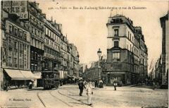 Carte postale ancienne Rue du Faubourg Saint-Antoine et rue de Charenton
                                                                     à Paris 11e
                                
