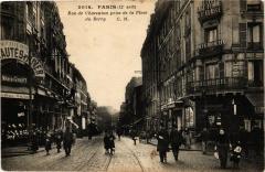 Rue de Charenton prise de la Place du Berry à Paris 12e