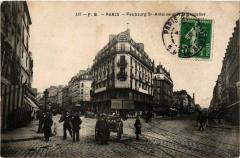 Paris 12e Faubourg Saint-Antoine et rue Crozatier à Paris 12e