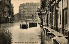 Les Inondations de Paris - Janvier 1910 - Rue Parrot à Paris 12e
