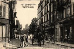 Paris 12e Rue Claude-Decaen et Place Damesnil F. Fleury à Paris 12e