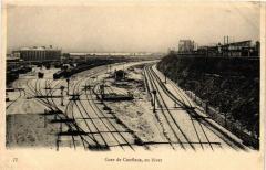 Paris 12e Gare de Conflans en hiver à Paris 12e