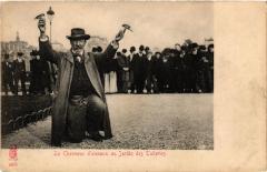 Paris métiers. Le Charmeur d'oiseaux au Jardin des Tuileries