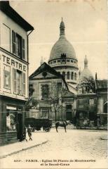 Eglise Saint-Pierre de Montmartre et le Sacré-Coeur à Paris 18e