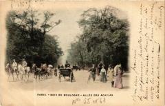 Bois de Boulogne - Allée des Acacias à Paris 16e
