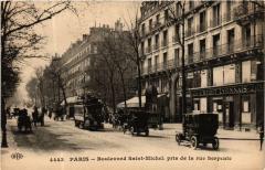 Paris 5e Boulevard Saint-Michel. Rue Serpente à Paris 5e