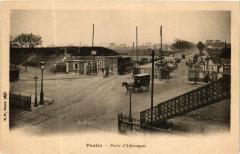 Carte postale ancienne Porte d'Allemagne
                                                                     à Paris 19e
                                