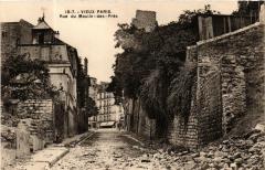 Carte postale ancienne Rue du Moulin-des-Prés
                                                                     à Paris 13e
                                